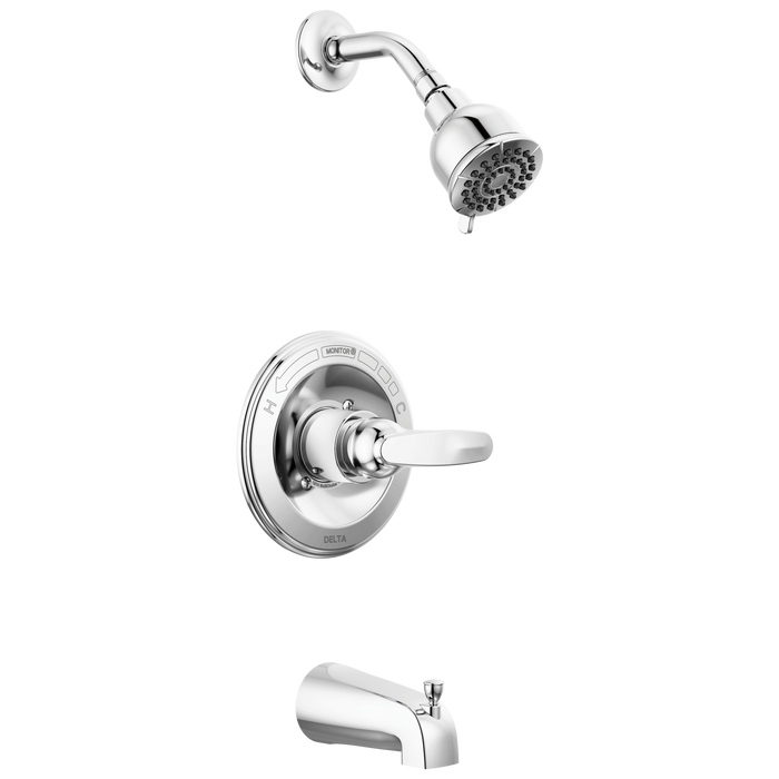 Delta Foundations BT13410 Monitor 13 Series Tub & Shower Trim, chrome