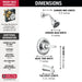 Delta Foundations BT13410 Monitor 13 Series Tub & Shower Trim, chrome - view 5