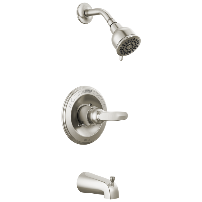 Delta Foundations BT13410 Monitor 13 Series Tub & Shower Trim, stainless