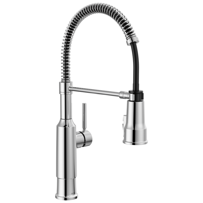Delta Theodora 18804Z Single-Handle Pull-Down Spring Kitchen Faucet, chrome