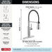 Delta Theodora 18804Z Single-Handle Pull-Down Spring Kitchen Faucet, chrome - view 2