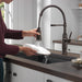 Delta Theodora 18804Z Single-Handle Pull-Down Spring Kitchen Faucet, venetian bronze - view 5