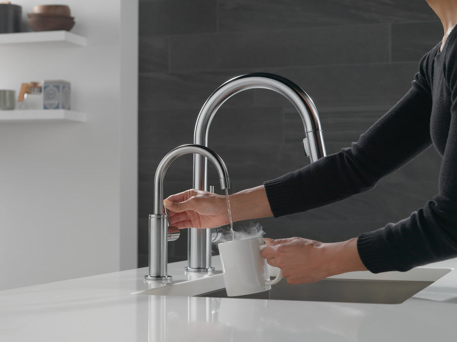 Delta 1930LF Contemporary Round Instant Hot Water Dispenser, arctic stainless - view 4