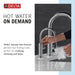 Delta 1930LF Contemporary Round Instant Hot Water Dispenser, arctic stainless - view 5