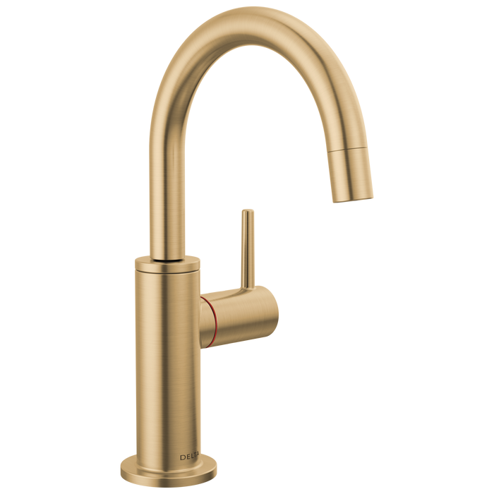Delta 1930LF Contemporary Round Instant Hot Water Dispenser, champagne bronze