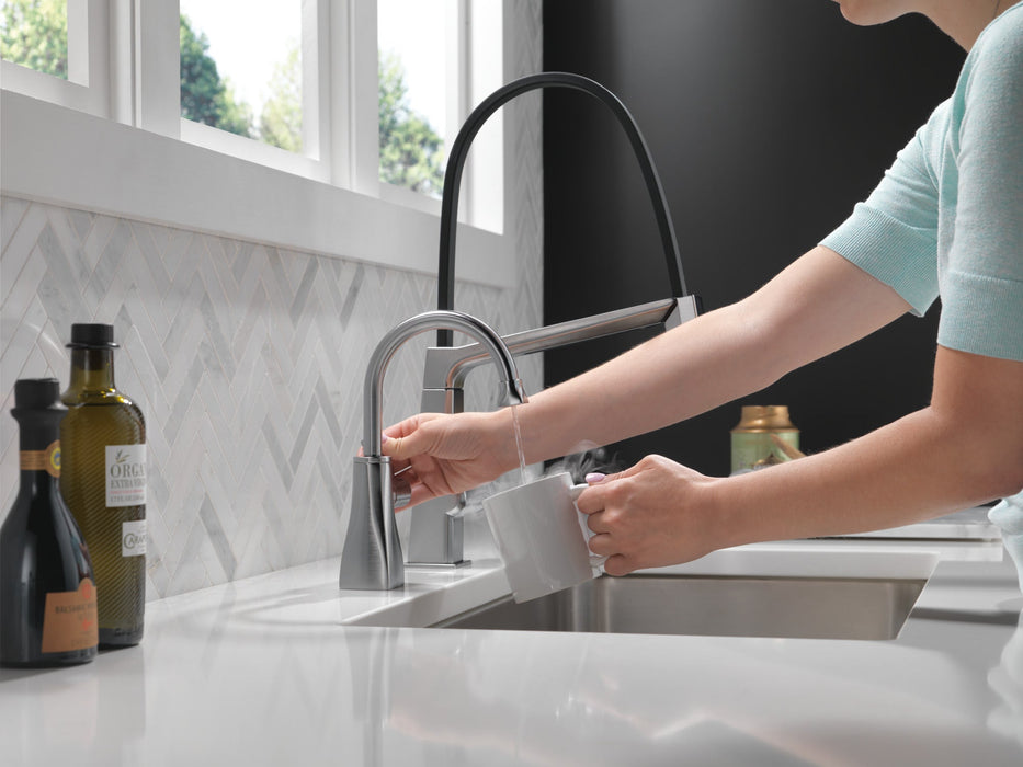 Delta 1940LF Contemporary Square Instant Hot Water Dispenser, arctic stainless - view 3
