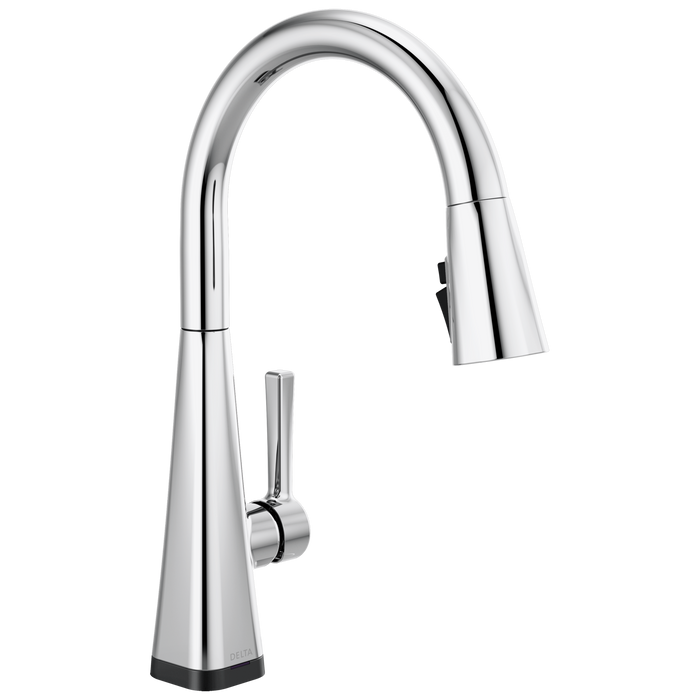 Delta Lenta 19802TZ Single-Handle Pull-Down Kitchen Faucet with TouchTouch 2O Technology, chrome