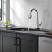 Delta Lenta 19802TZ Single-Handle Pull-Down Kitchen Faucet with TouchTouch 2O Technology, chrome - view 4