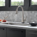 Delta Lenta 19802TZ Single-Handle Pull-Down Kitchen Faucet with TouchTouch 2O Technology, spotshield stainless - view 5