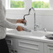 Delta Capertee 19877Z Single Handle Pull-Down Kitchen Faucet with Soap Dispenser and ShieldSpray Technology, chrome - view 5