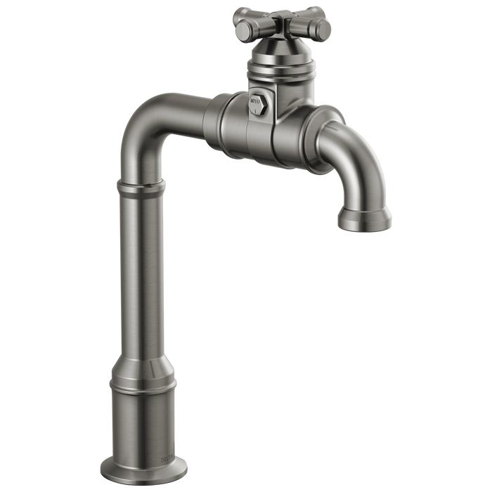 Delta Broderick 1990LFC True Bar Kitchen Faucet, black stainless