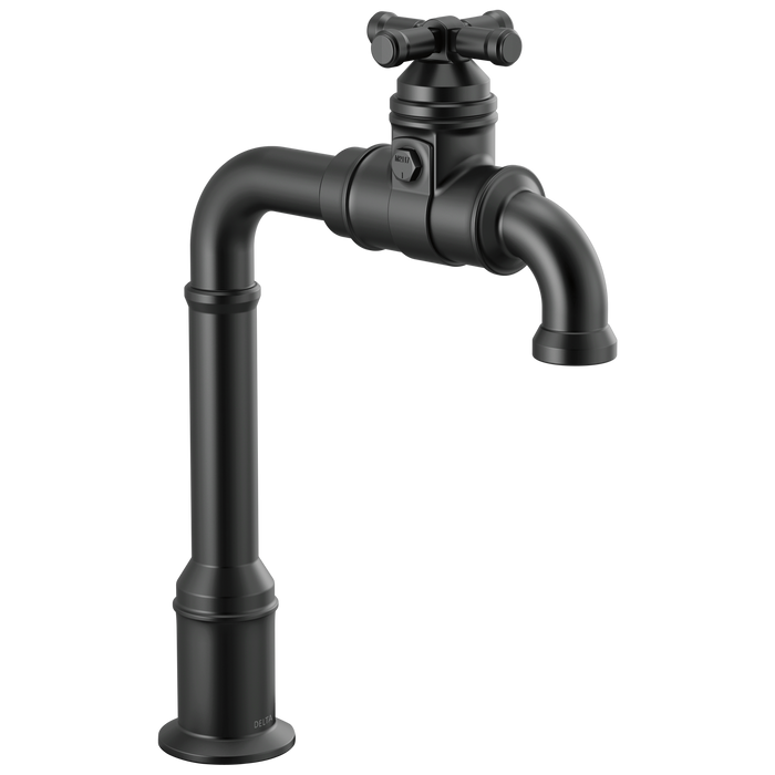 Delta Broderick 1990LFC True Bar Kitchen Faucet, matte black