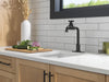 Delta Broderick 1990LFC True Bar Kitchen Faucet, matte black - view 5