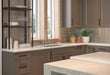 Delta Broderick 2390L Two Handle Pull-Down Bridge Kitchen Faucet, arctic stainless - view 2