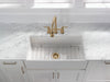 Delta Broderick 2390L Two Handle Pull-Down Bridge Kitchen Faucet, champagne bronze - view 5