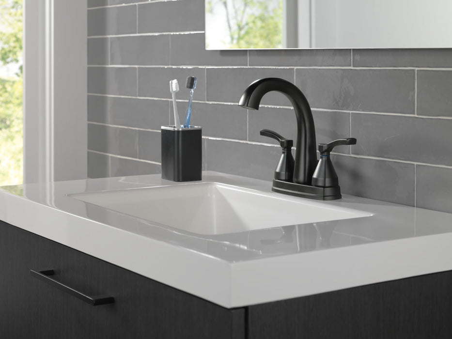 Delta Stryke: Two Handle Centerset Bathroom Faucet