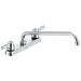 Commercial 26C3 26C3223 Two Handle 8 In Cast Deck-Mount Faucet, chrome