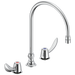 Commercial 27C1 / 27C2 27C2922 Two Handle 8 In Below Deck-Mount Faucet, chrome