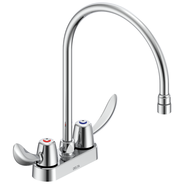 Commercial 27C4 / 27C5 / 27C6 27C4922 Two Handle 4 In Deck-Mount Faucet, chrome
