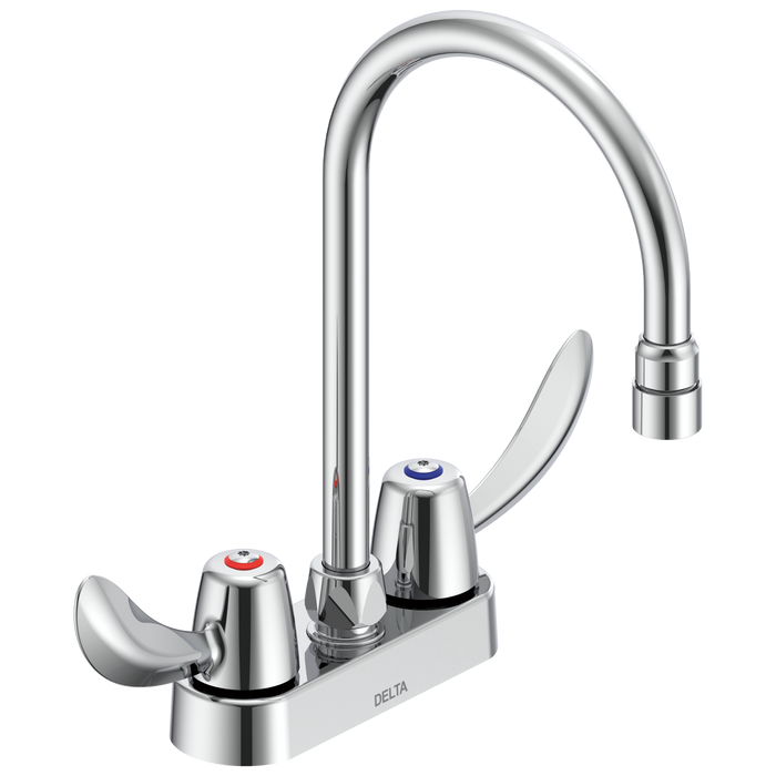Commercial 27C4 / 27C5 / 27C6 27C4942 Two Handle 4 In Deck-Mount Faucet, chrome 2