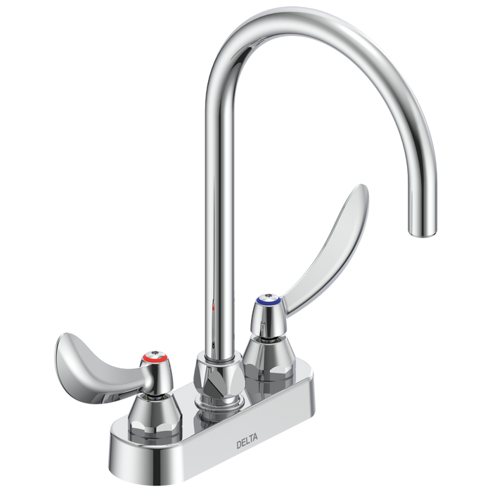 Commercial 27C4 / 27C5 / 27C6 27C4974 4" Cast Deckmount, chrome 2