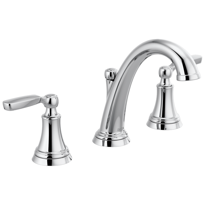Delta Woodhurst 3532LF Two Handle Widespread Bathroom Faucet, chrome