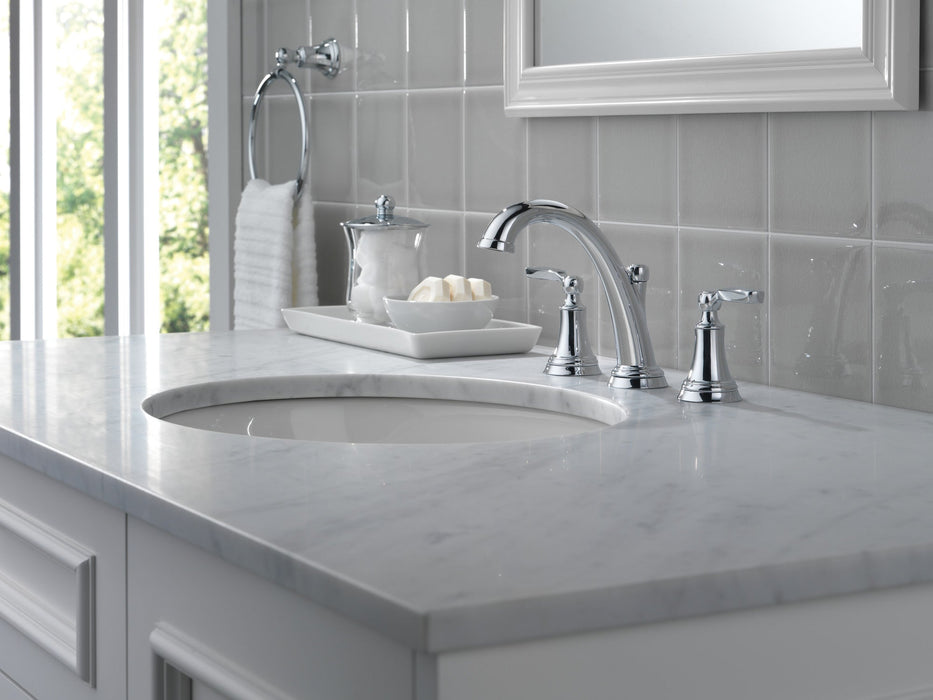 Delta Woodhurst 3532LF Two Handle Widespread Bathroom Faucet, chrome - view 3