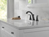Delta Woodhurst 3532LF Two Handle Widespread Bathroom Faucet, matte black - view 2