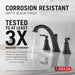 Delta Woodhurst 3532LF Two Handle Widespread Bathroom Faucet, matte black - view 5