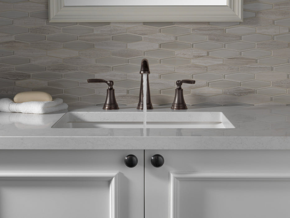 Delta Woodhurst 3532LF Two Handle Widespread Bathroom Faucet, venetian bronze - view 2