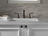 Delta Woodhurst 3532LF Two Handle Widespread Bathroom Faucet, venetian bronze - view 3