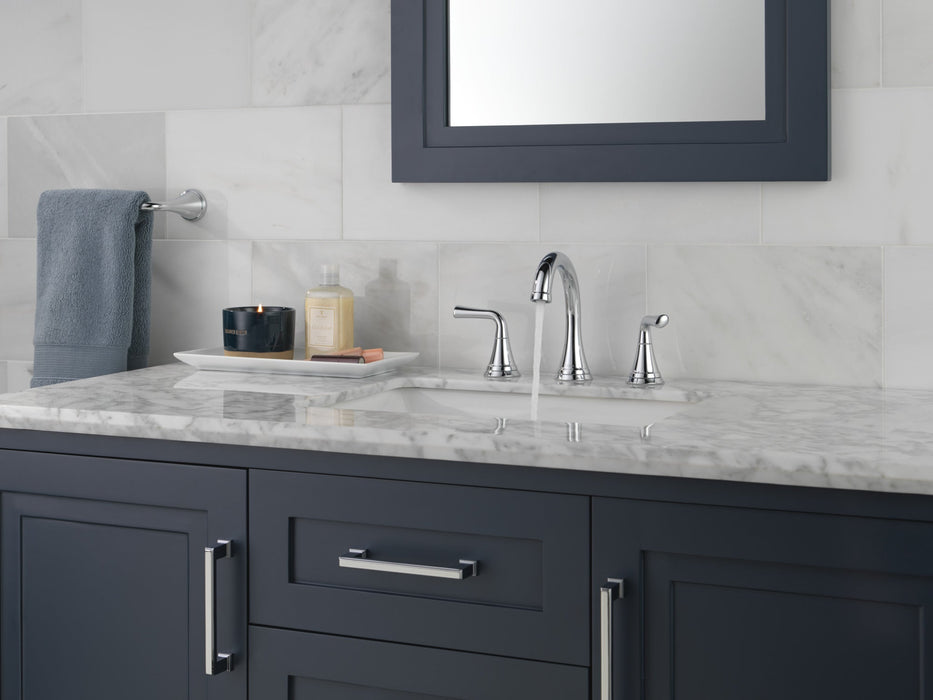 Delta Kayra 3533LF Two Handle Widespread Bathroom Faucet, chrome - view 2