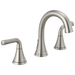 Delta Kayra 3533LF Two Handle Widespread Bathroom Faucet, stainless
