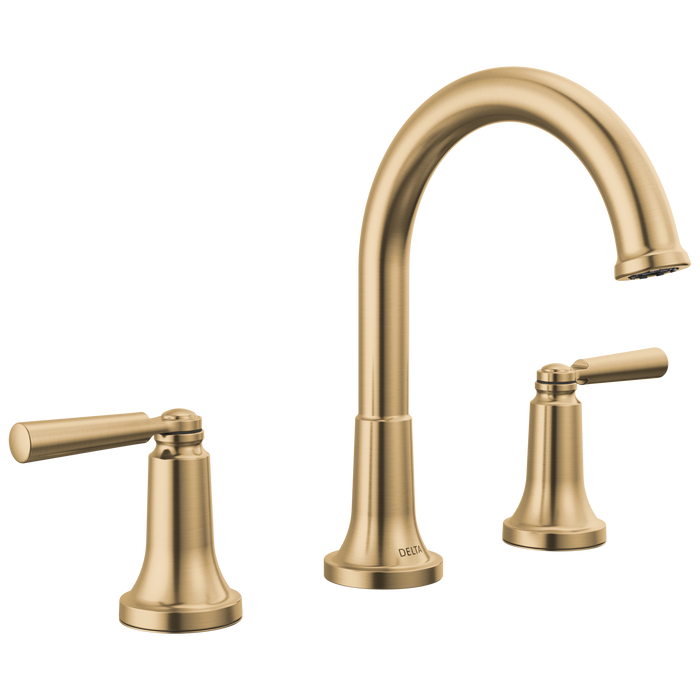 Delta Saylor 3535 Two Handle Widespread Bathroom Faucet, champagne bronze