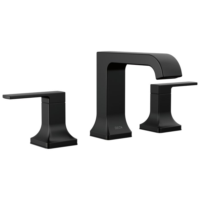 Delta Velum 3539LF Two Handle Widespread Bathroom Faucet, matte black