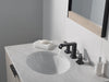 Delta Velum 3539LF Two Handle Widespread Bathroom Faucet, matte black - view 3