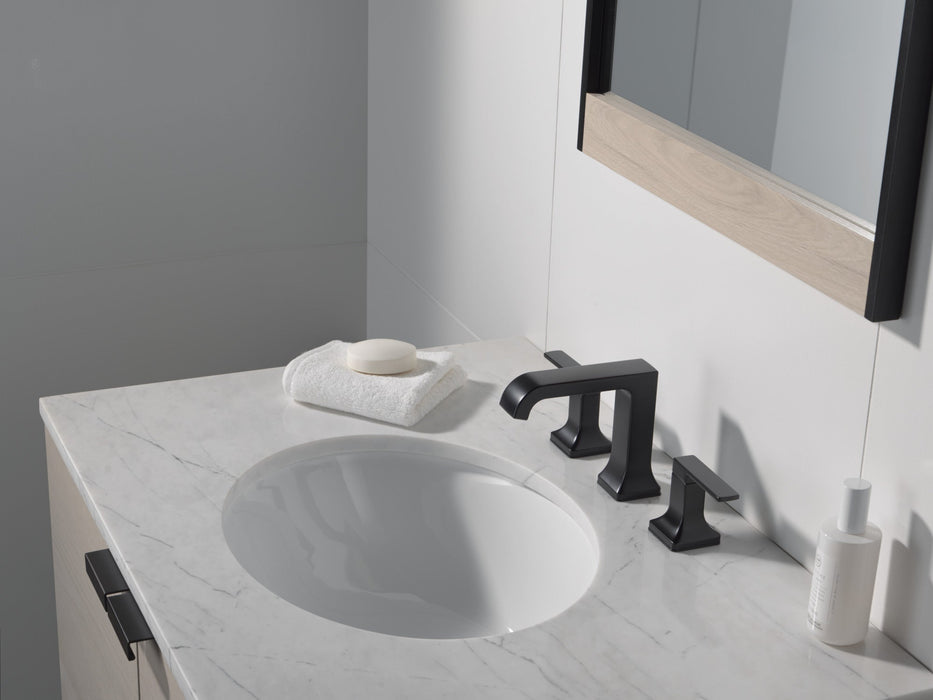 Delta Velum 3539LF Two Handle Widespread Bathroom Faucet, matte black - view 4