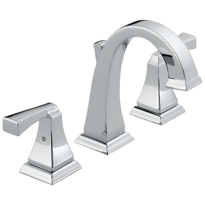 Delta Dryden 3551 Two Handle Widespread Bathroom Faucet, chrome
