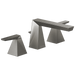 Delta Trillian 35543 Two Handle Widespread Bathroom Faucet, lumicoat black stainless