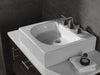 Delta Trillian™: Two Handle Widespread Bathroom Faucet, lumicoat black stainless - view 3