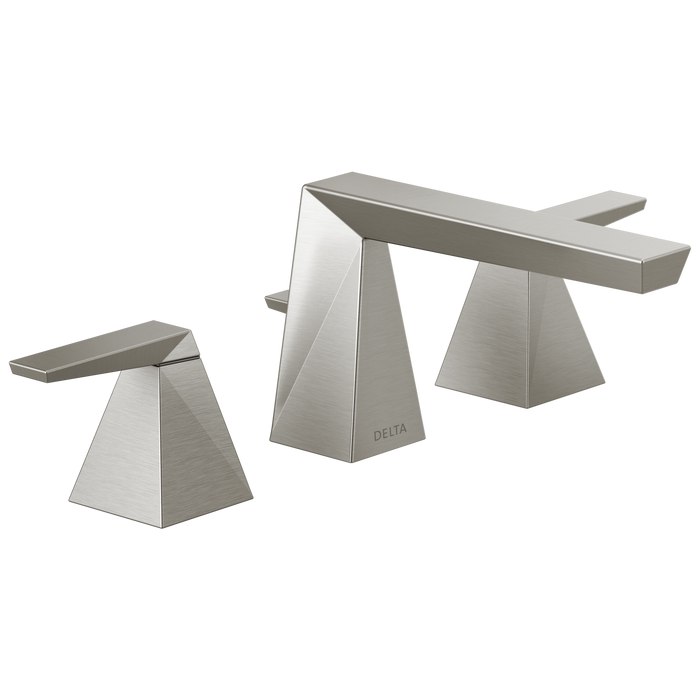 Delta Trillian 35543 Two Handle Widespread Bathroom Faucet, lumicoat stainless