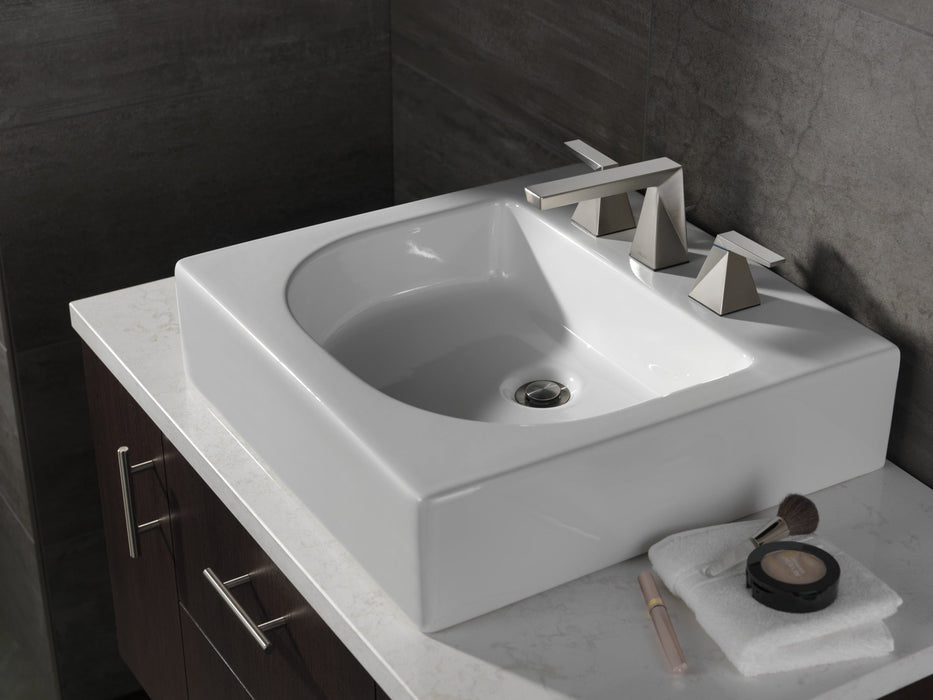 Delta Trillian 35543 Two Handle Widespread Bathroom Faucet, lumicoat stainless - view 2
