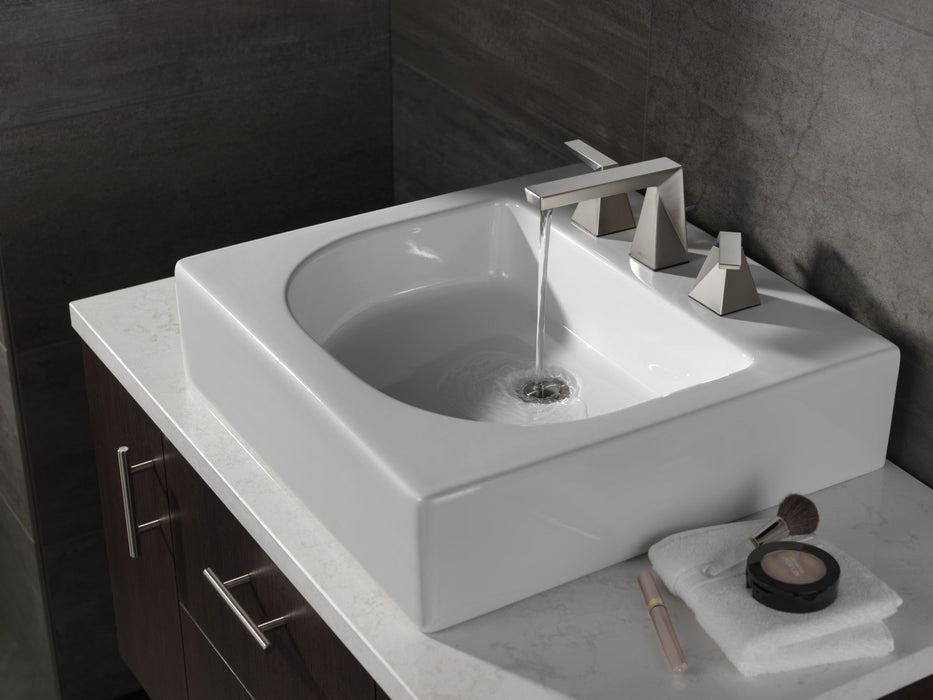 Delta Trillian 35543 Two Handle Widespread Bathroom Faucet, lumicoat stainless - view 3
