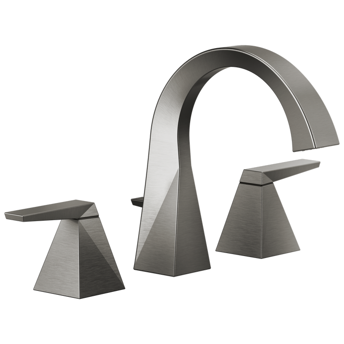 Delta Trillian™: Two Handle Widespread Bathroom Faucet, lumicoat black stainless