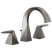 Delta Trillian™: Two Handle Widespread Bathroom Faucet, lumicoat black stainless