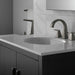 Delta Trillian 35546 Two Handle Widespread Bathroom Faucet, lumicoat black stainless - view 2