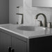 Delta Trillian 35546 Two Handle Widespread Bathroom Faucet, lumicoat black stainless - view 3