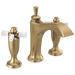 Delta Dorval 3557 Two Handle Widespread Bathroom Faucet, champagne bronze porcelain