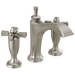 Delta Dorval 3557 Two Handle Widespread Bathroom Faucet, stainless