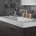 Delta Tetra 35587 Two Handle Widespread Bathroom Faucet, lumicoat champagne bronze - view 2